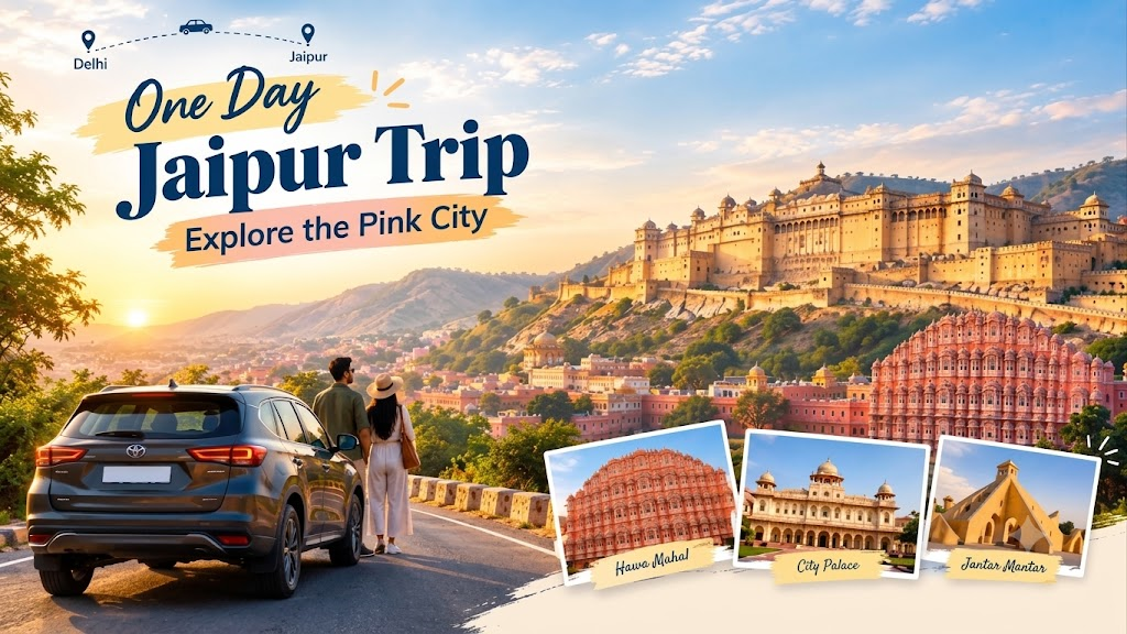 One Day Jaipur Trip from Delhi by Car to Discover the Royal and Cultural Spirit of Jaipur